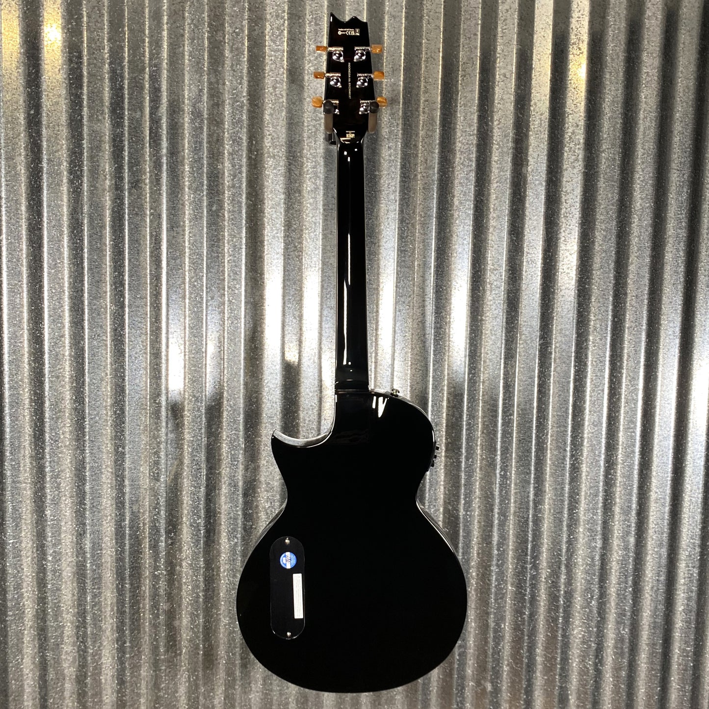 ESP LTD Thinline TL-6 Acoustic Electric Black Guitar LTL6BLK #0187 Used