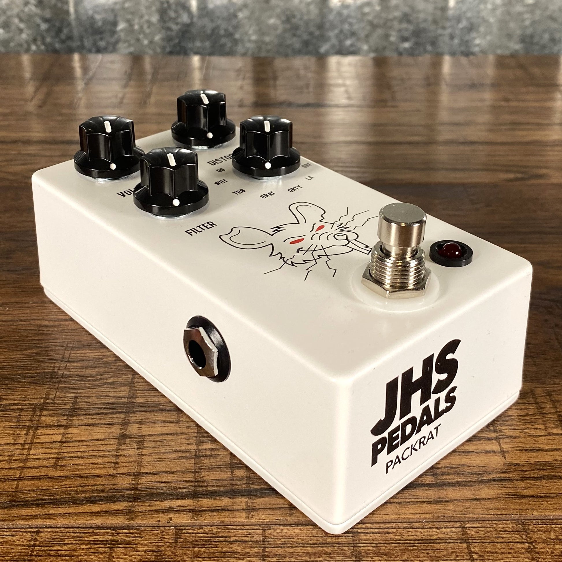 jhs rat pedal JHS Pedals Packrat 9 Rat Distortion Guitar Effect Pedal WHITE – Specialty Traders