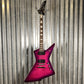 Westcreek Revenge Explorer Flame Transparent Purple Burst Guitar #1036 Used