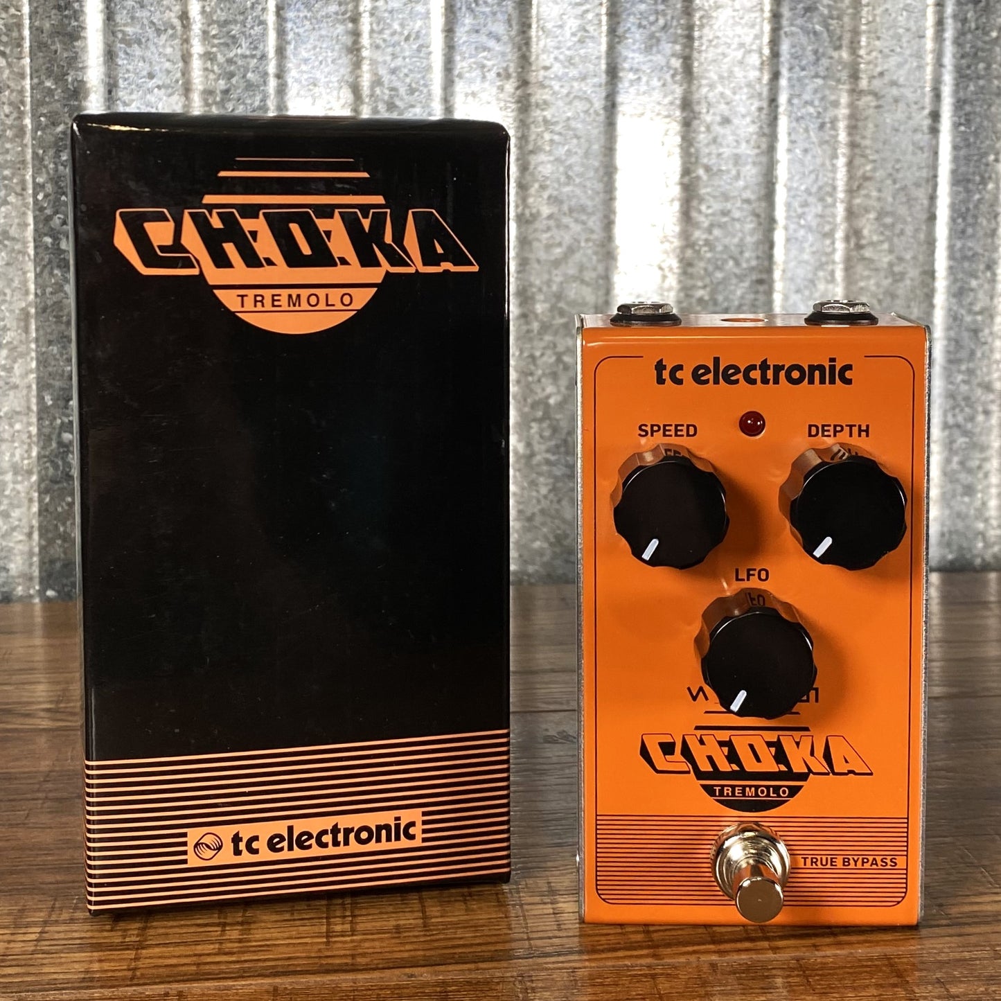 TC Electronic CHOKA Tremolo Guitar Effect Pedal Used