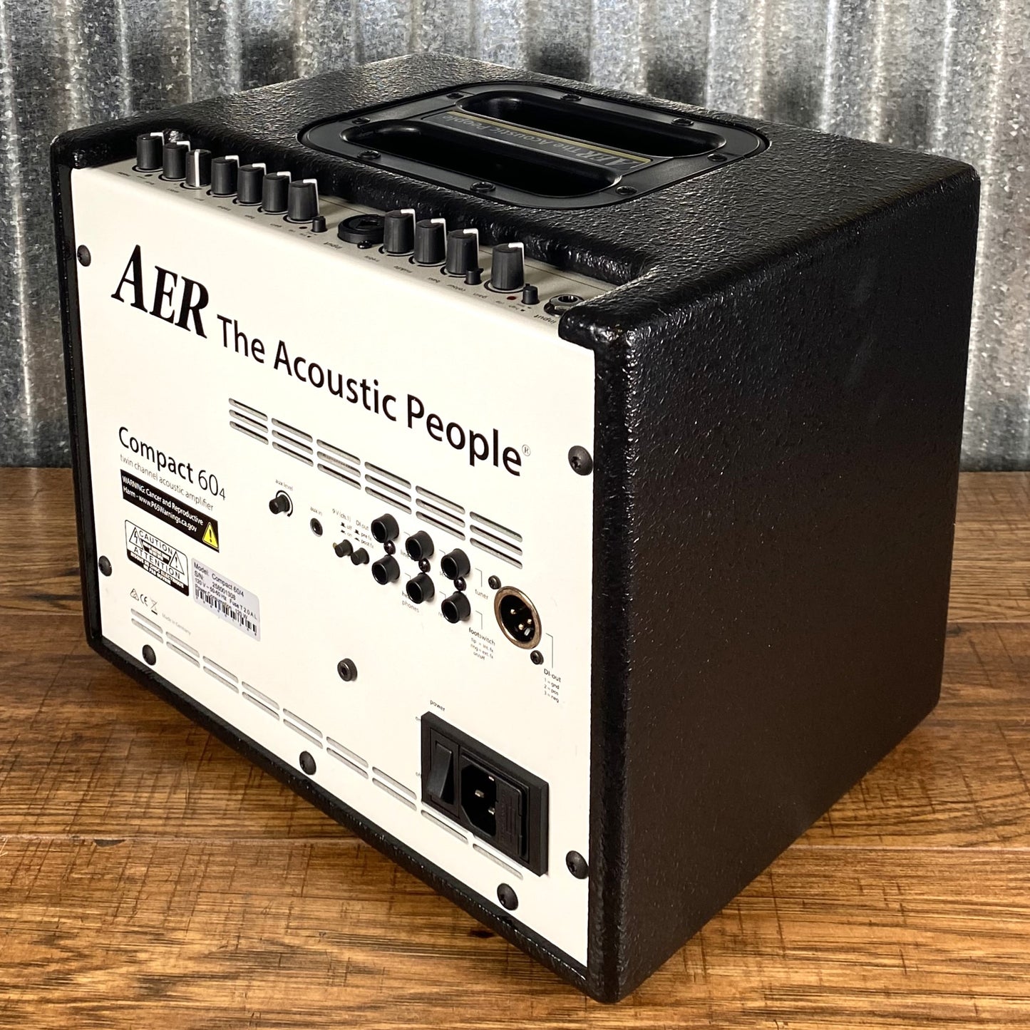 AER Compact 60/4 60 Watt 2x8" Two Channel with Effects Acoustic Guitar Amplifier Combo