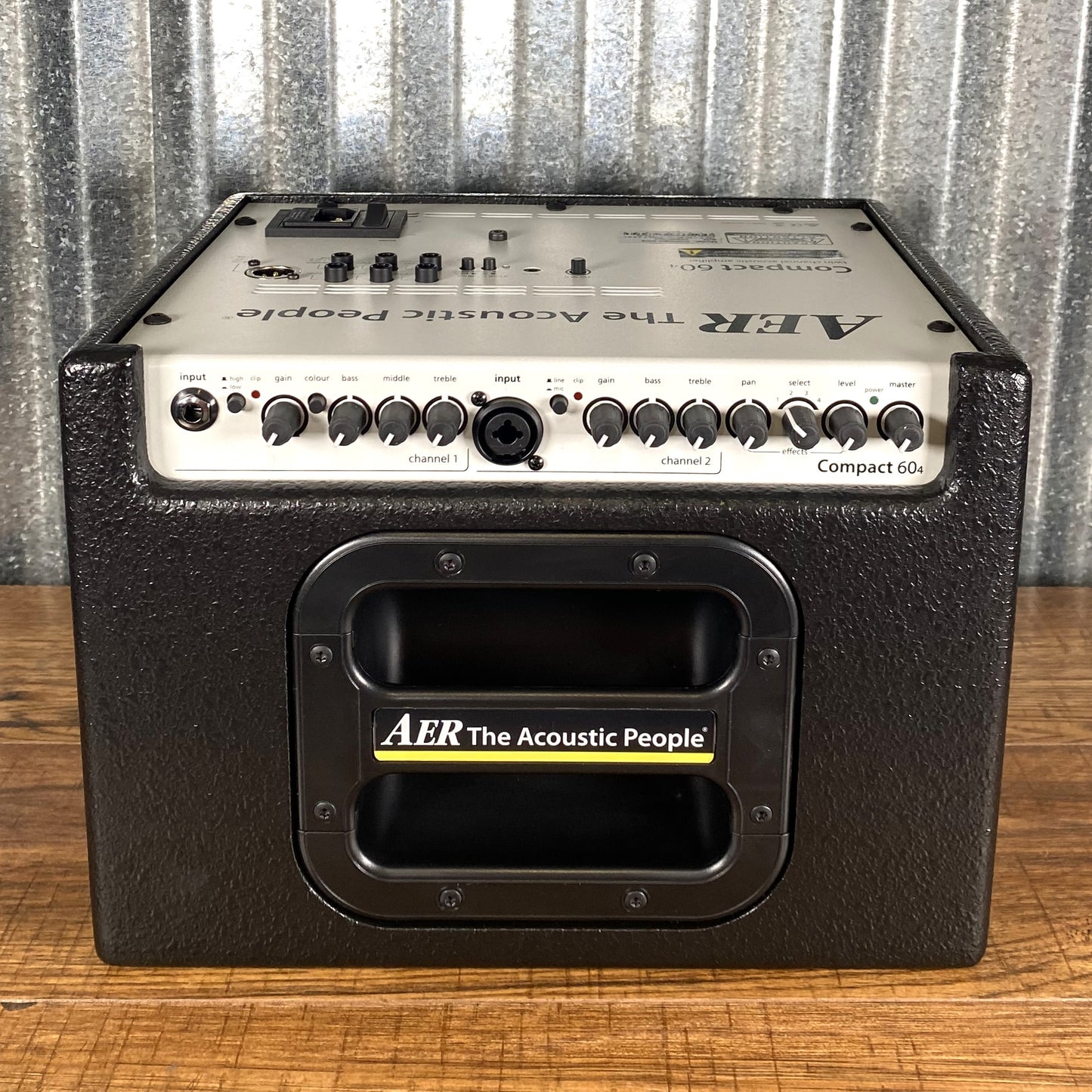 AER Compact 60/4 60 Watt 2x8" Two Channel with Effects Acoustic Guitar Amplifier Combo