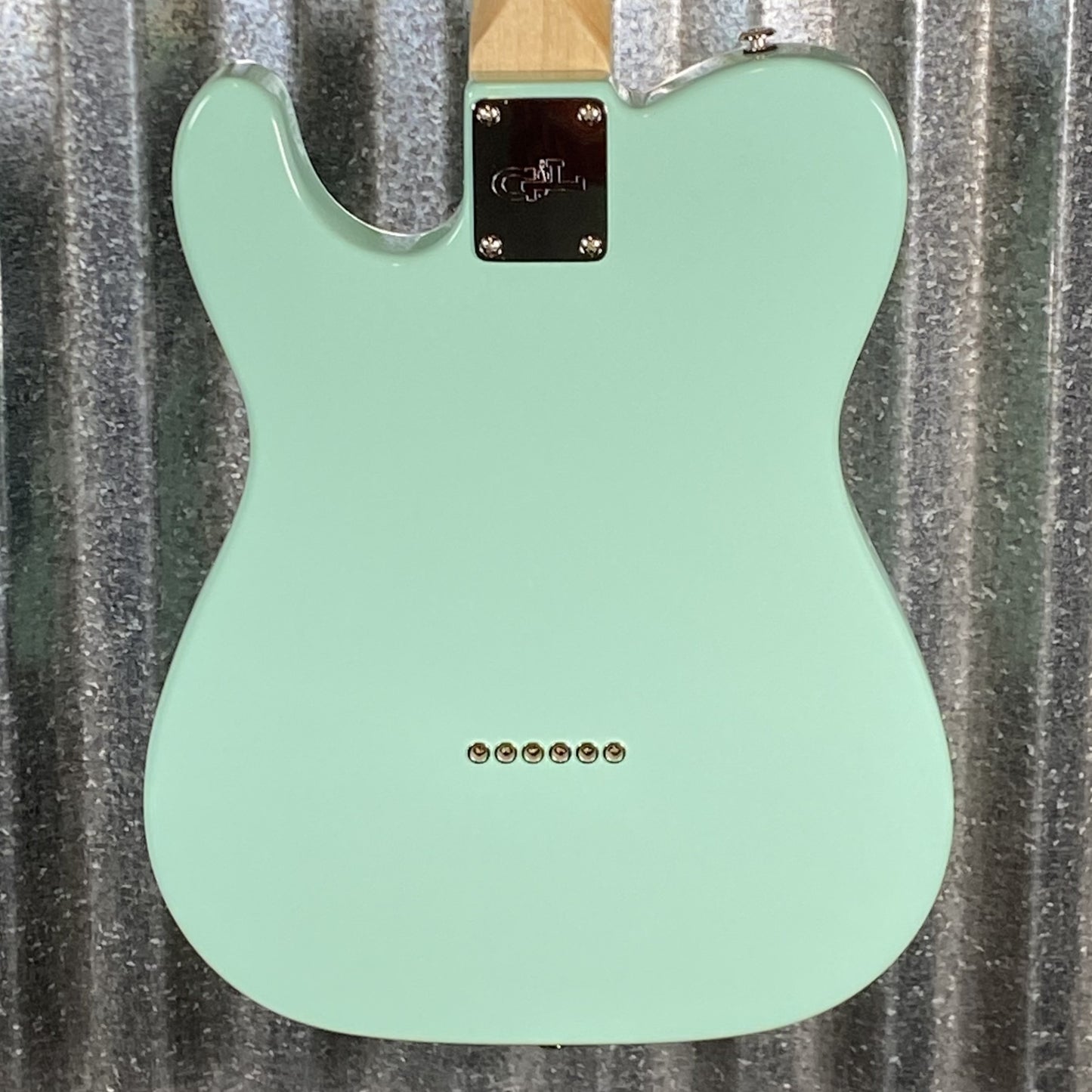 G&L USA ASAT Classic Semi Hollow Limited Edition Surf Green Guitar & Bag #8121 Used