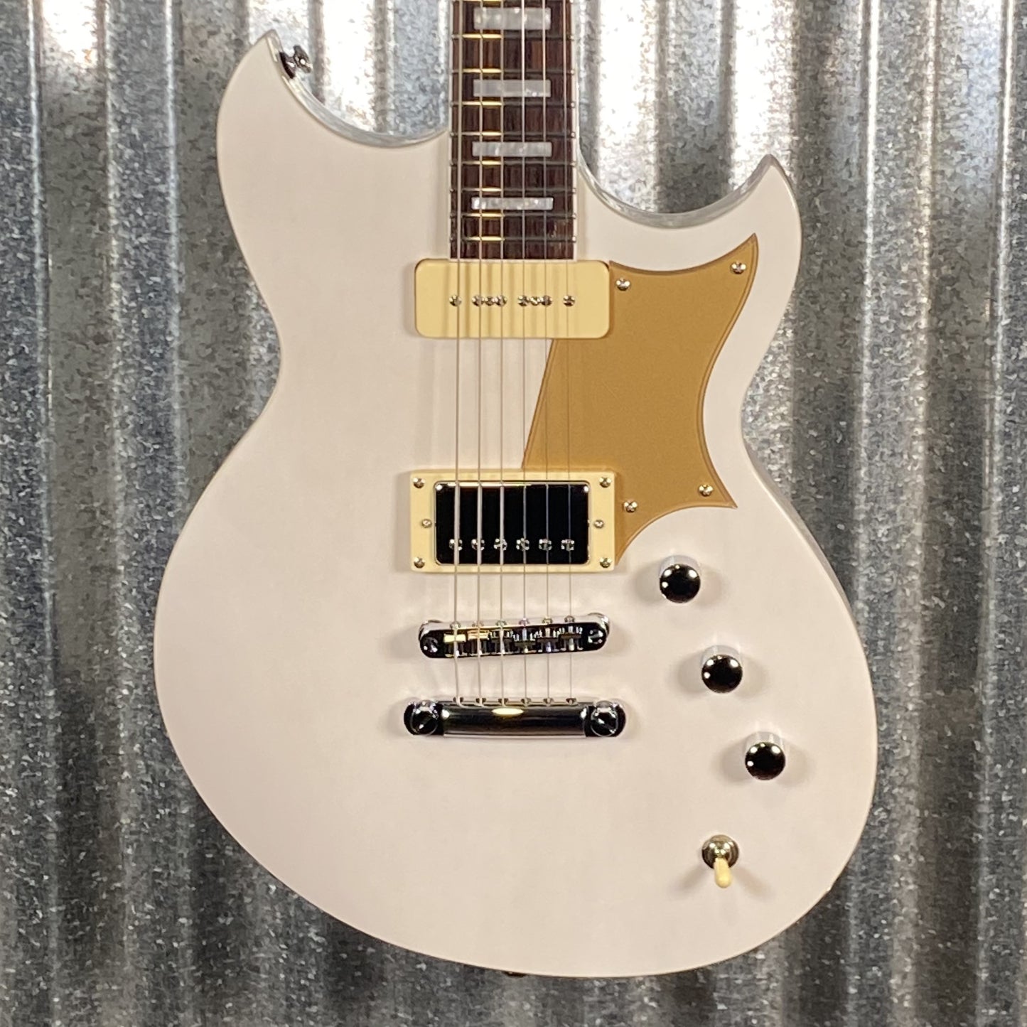 Reverend Sensei H90 Transparent White Guitar #65681 Blem