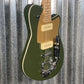 Reverend Charger 290 Bigsby Army Green Guitar #65473