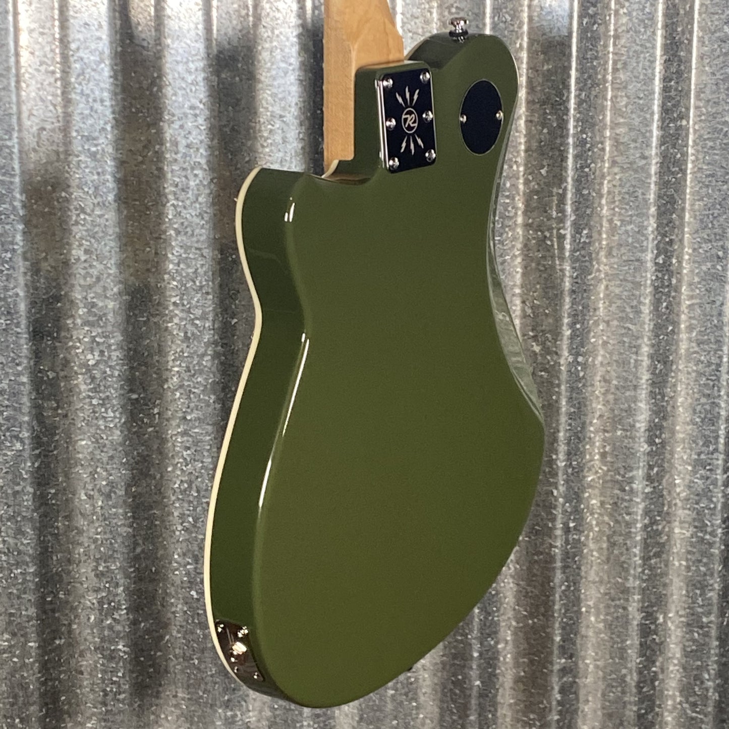 Reverend Charger 290 Bigsby Army Green Guitar #65473