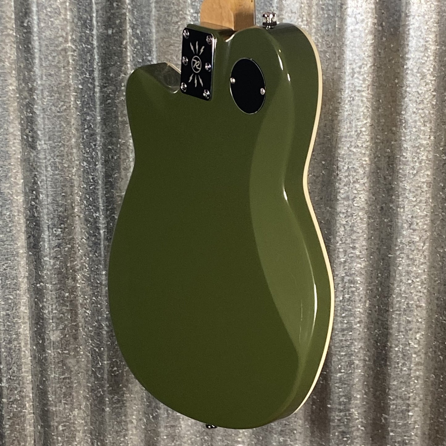 Reverend Charger 290 Bigsby Army Green Guitar #65473