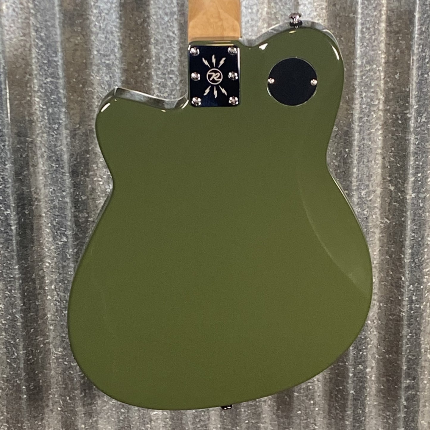 Reverend Charger 290 Bigsby Army Green Guitar #65473