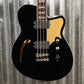 Reverend Dub King 4 String Semi Hollow Bass Midnight Black #65875 Blem