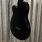 Reverend Dub King 4 String Semi Hollow Bass Midnight Black #65875 Blem