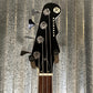 Reverend Thundergun 4 String Bass Metallic Silver Freeze #65840