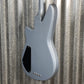 Reverend Thundergun 4 String Bass Metallic Silver Freeze #65840