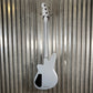 Reverend Thundergun 4 String Bass Metallic Silver Freeze #65840