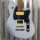 Reverend Double Agent OG Metallic Silver Freeze Guitar #65524