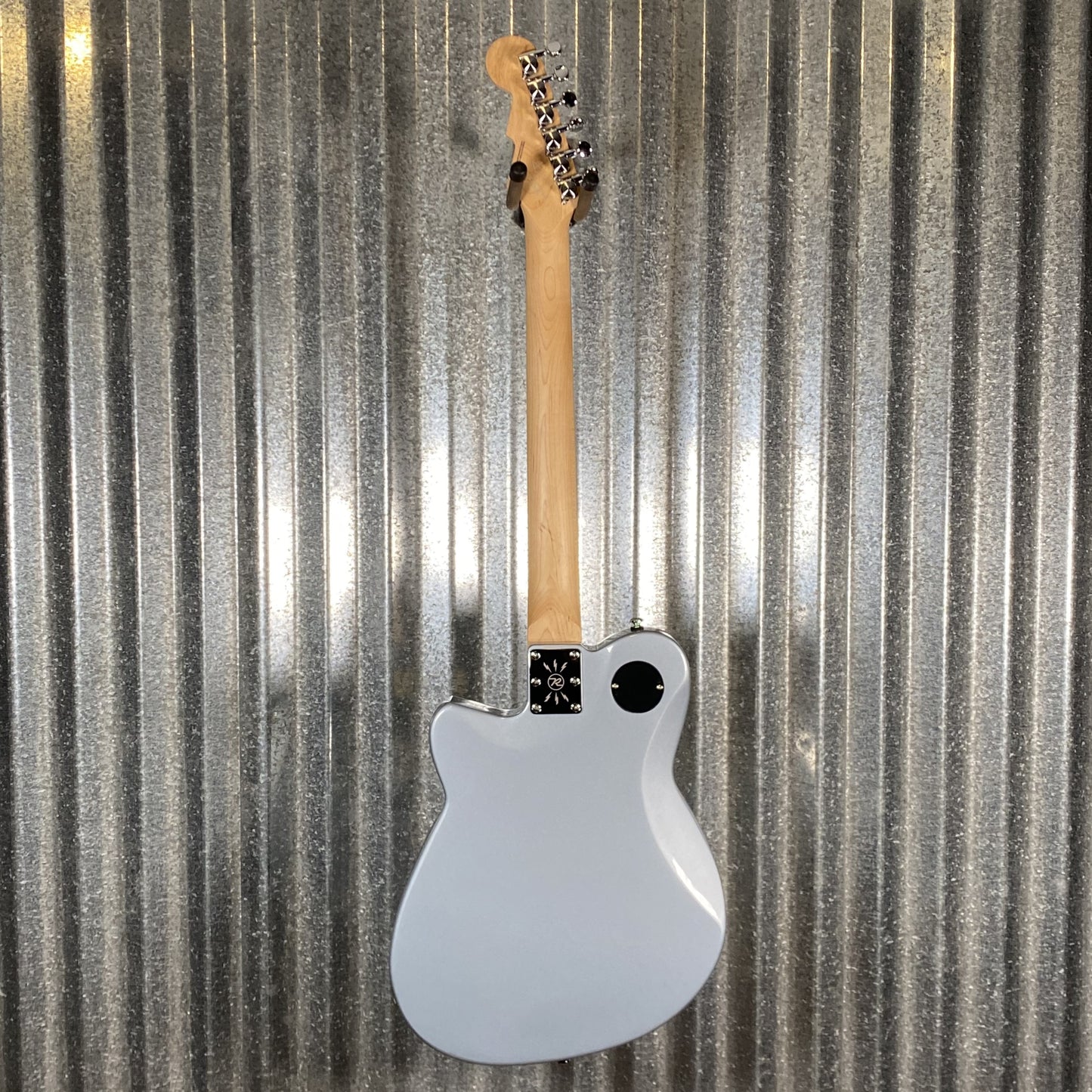 Reverend Double Agent OG Metallic Silver Freeze Guitar #65524