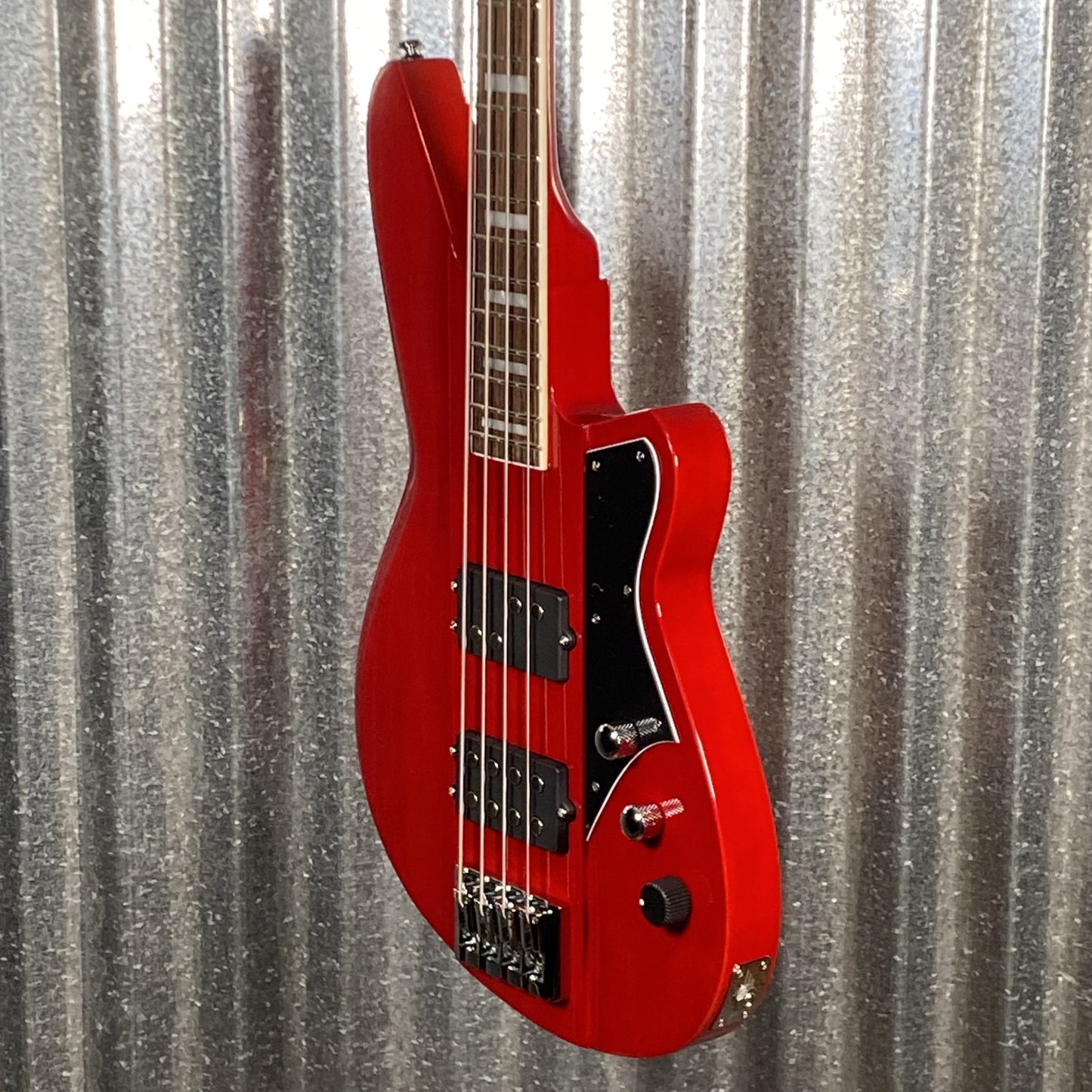 Reverend Thundergun 4 String Bass Transparent Cherry #65854