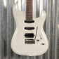 Musi Capricorn Fusion HSS Superstrat Pearl White Guitar #0196 Used