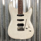 Musi Capricorn Fusion HSS Superstrat Pearl White Guitar #0155 Used