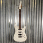 Musi Capricorn Fusion HSS Superstrat Pearl White Guitar #0155 Used