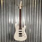 Musi Capricorn Fusion HSS Superstrat Pearl White Guitar #0136 Used