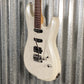 Musi Capricorn Fusion HSS Superstrat Pearl White Guitar #0136 Used