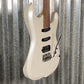 Musi Capricorn Fusion HSS Superstrat Pearl White Guitar #0182 Used