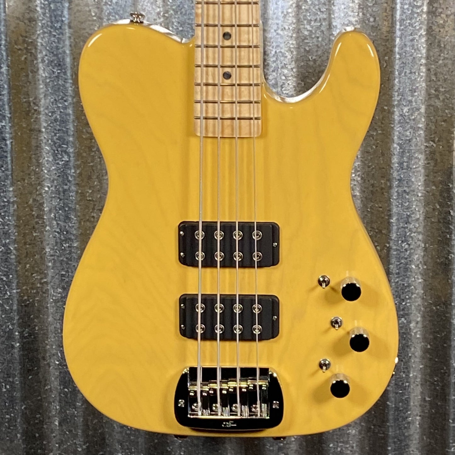 G&L USA ASAT Bass Butterscotch Blonde 4 String & Case #7027 Used