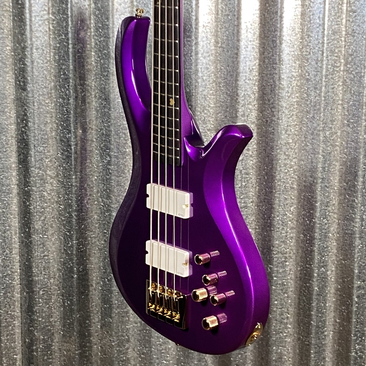 Schecter FreeZesicle-4 Ricky "Freeze" Smith Morris Day and the Time 4 String Bass Freeze Purple #1315