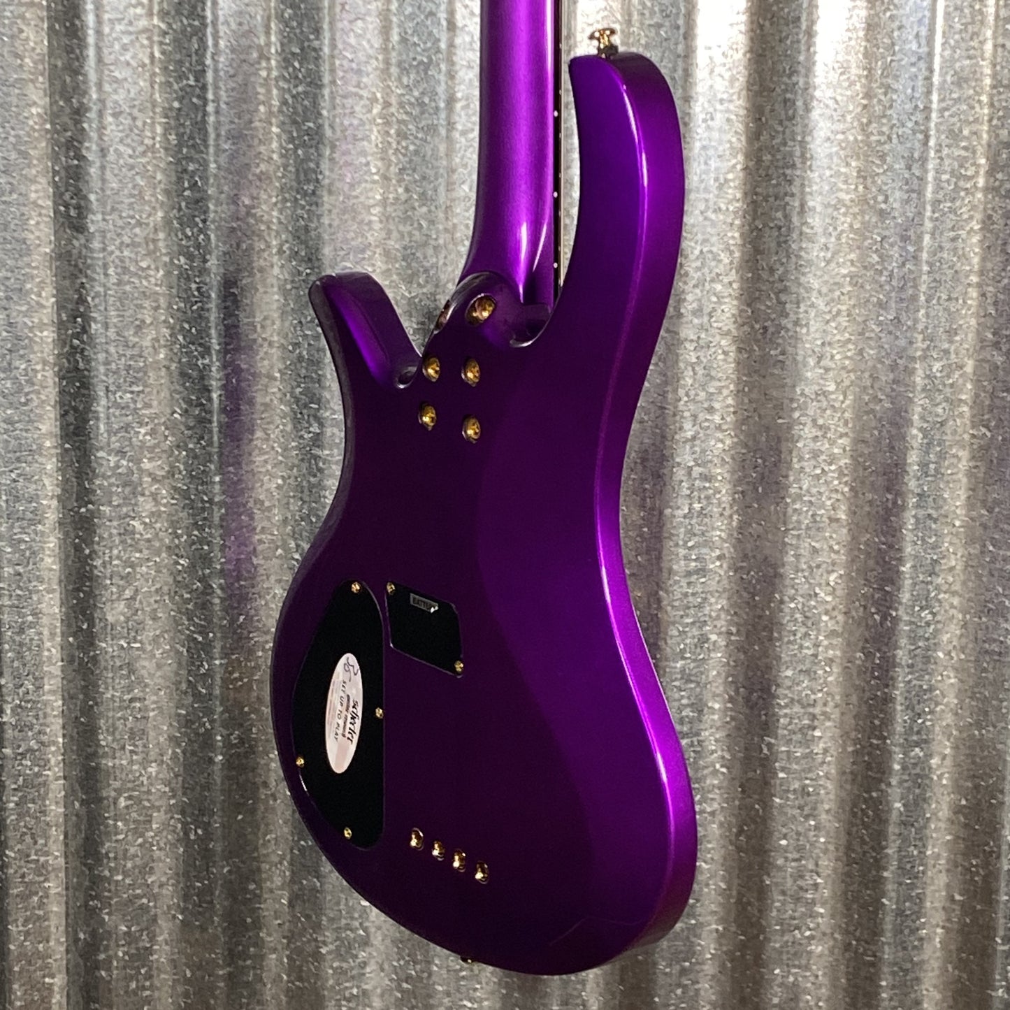 Schecter FreeZesicle-4 Ricky "Freeze" Smith Morris Day and the Time 4 String Bass Freeze Purple #1315