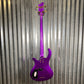 Schecter FreeZesicle-4 Ricky "Freeze" Smith Morris Day and the Time 4 String Bass Freeze Purple #1315