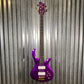 Schecter FreeZesicle-5 Ricky "Freeze" Smith Morris Day and the Time 5 String Bass Freeze Purple #1425