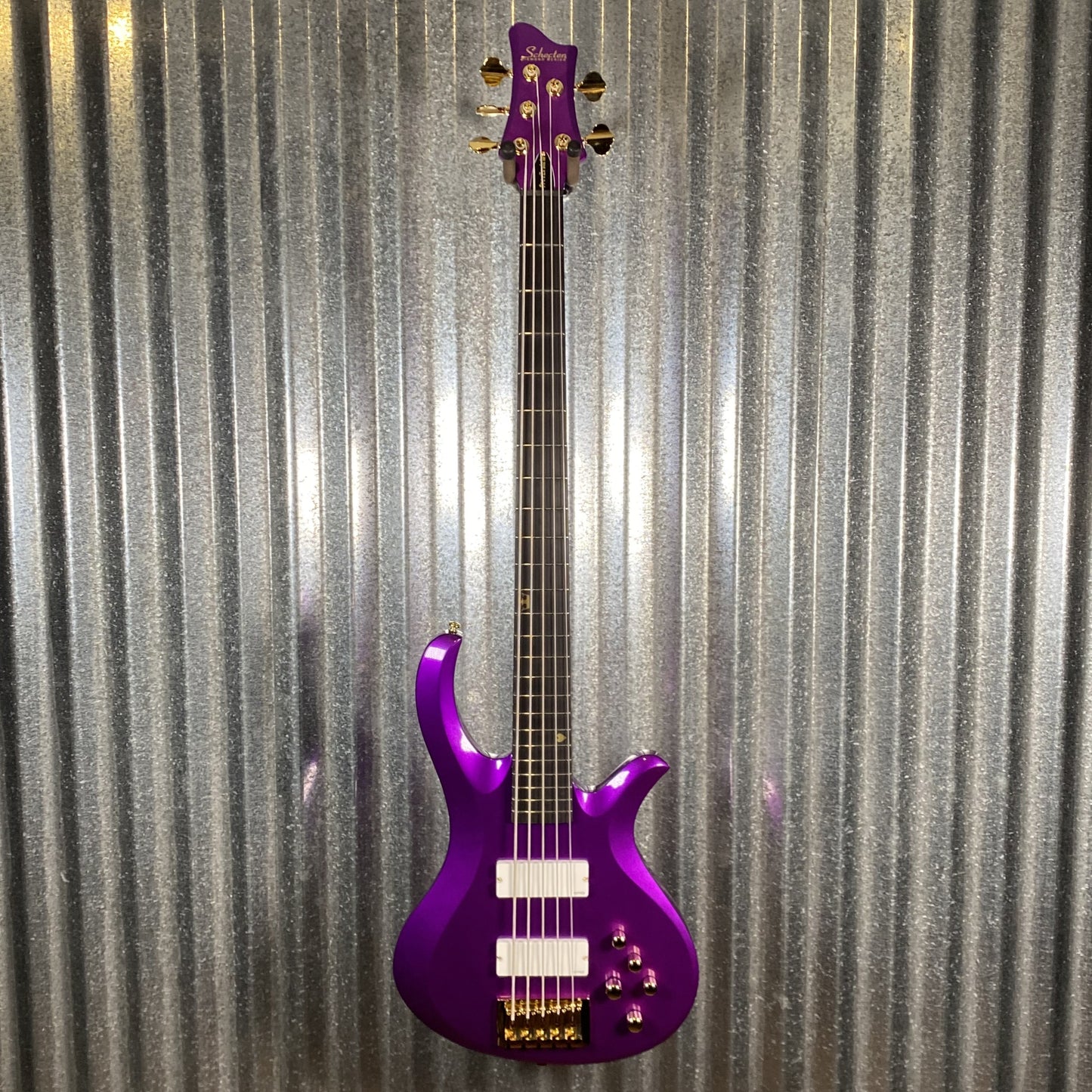 Schecter FreeZesicle-5 Ricky "Freeze" Smith Morris Day and the Time 5 String Bass Freeze Purple #1425