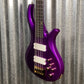 Schecter FreeZesicle-5 Ricky "Freeze" Smith Morris Day and the Time 5 String Bass Freeze Purple #1425