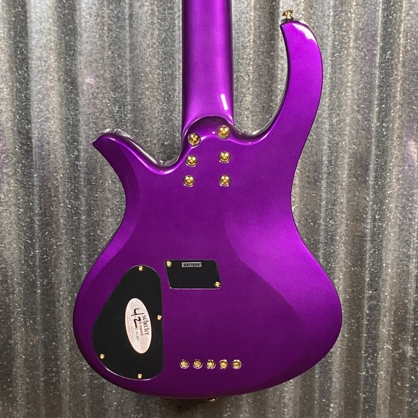 Schecter FreeZesicle-5 Ricky "Freeze" Smith Morris Day and the Time 5 String Bass Freeze Purple #1425