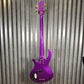 Schecter FreeZesicle-5 Ricky "Freeze" Smith Morris Day and the Time 5 String Bass Freeze Purple #1425