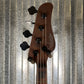 Schecter J-4 Exotic Zebrawood Faded Vintage Sunburst 4 String Jazz Bass #0447