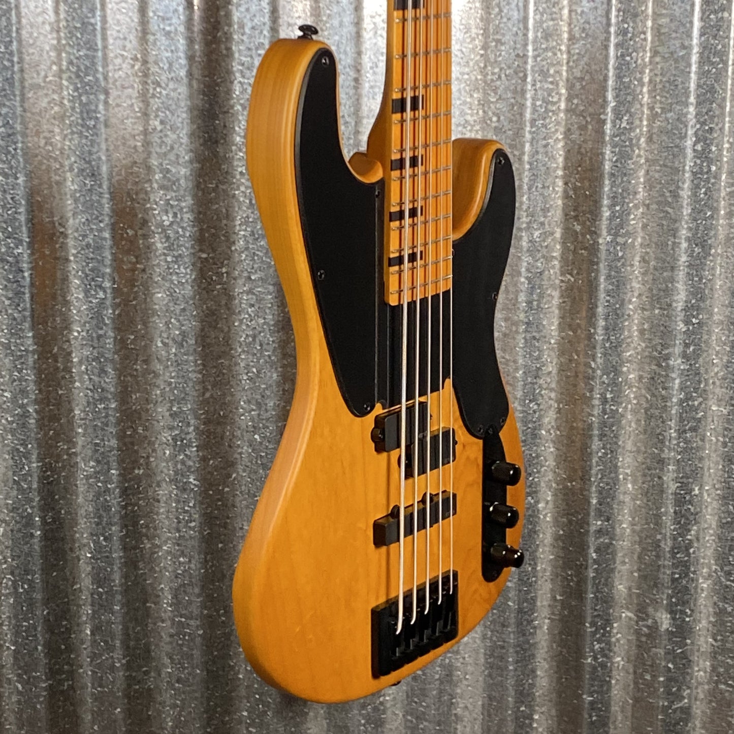 Schecter Model-T Session 5 String Bass Aged Natural Satin #1840