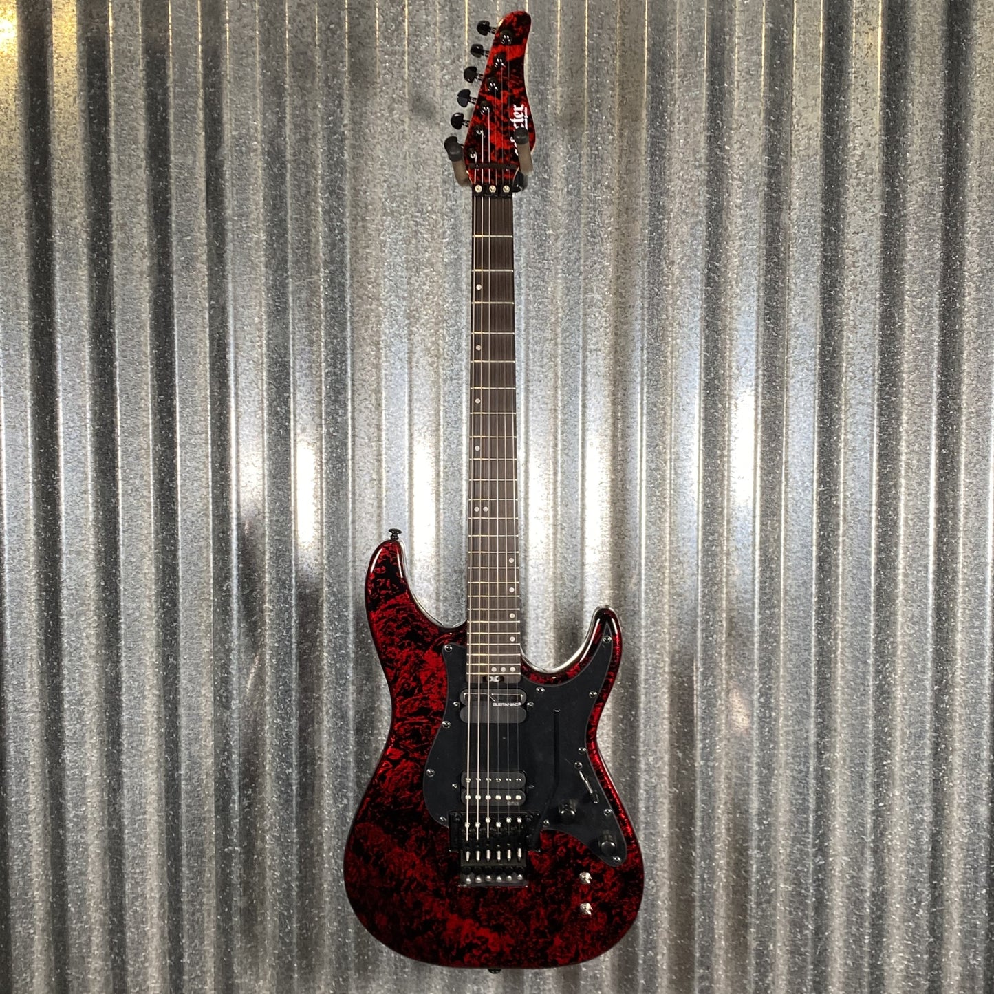 Schecter Sun Valley Super Shredder FR S Floyd Rose Sustainiac Red Reign Guitar #0142