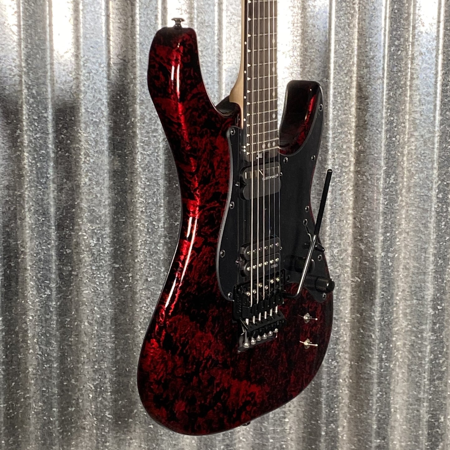 Schecter Sun Valley Super Shredder FR S Floyd Rose Sustainiac Red Reign Guitar #0142