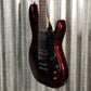 Schecter Sun Valley Super Shredder FR S Floyd Rose Sustainiac Red Reign Guitar #0142