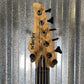 Schecter Reaper 5 String Bass Poplar Burl Top Natural Satin #0778