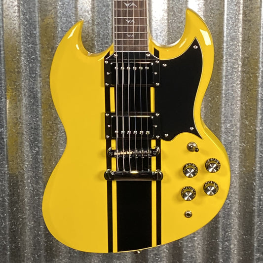 Westcreek Guitars Racer SG Offset Style Bumble-B Yellow #0072 Used