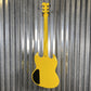 Westcreek Guitars Racer SG Offset Style Bumble-B Yellow #0072 Used