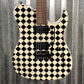 Westcreek Guitars TT-50 HH Tele Style Tremolo Black & White Checker Graphic #0108 Used