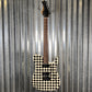 Westcreek Guitars TT-50 HH Tele Style Tremolo Black & White Checker Graphic #0108 Used