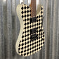 Westcreek Guitars TT-50 HH Tele Style Tremolo Black & White Checker Graphic #0108 Used