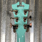 D'Angelico Guitars Premier Mini DC Semi Hollow Body Surf Green Tortoise Pickguard #7306