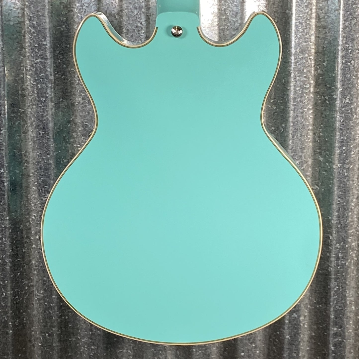 D'Angelico Guitars Premier Mini DC Semi Hollow Body Surf Green Tortoise Pickguard #7306