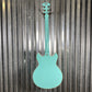 D'Angelico Guitars Premier Mini DC Semi Hollow Body Surf Green Tortoise Pickguard #7306