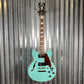 D'Angelico Guitars Premier Mini DC Semi Hollow Body Surf Green Tortoise Pickguard #7321